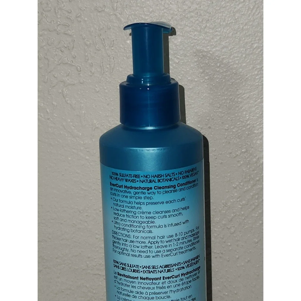 L'Oreal EverCurl Sulfate-Free Hydracharge‎ Cleansing Conditioner 8.3 oz~NEW